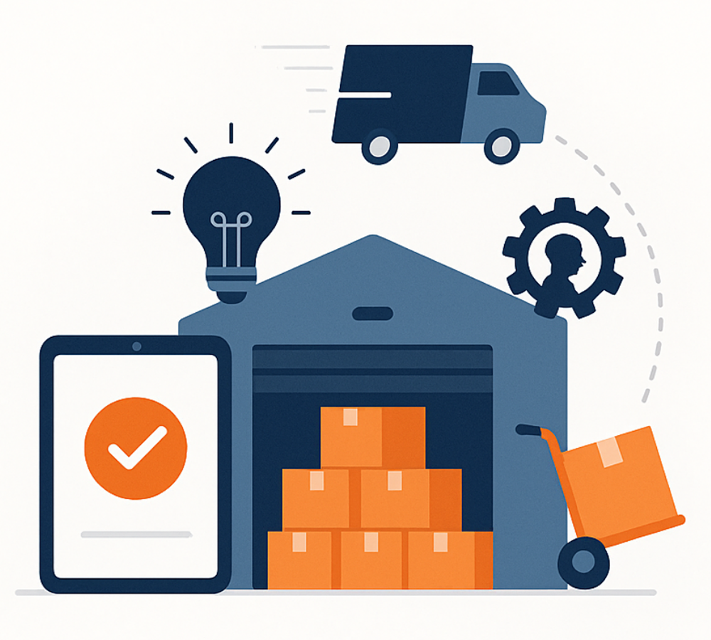Warehouses across 4 cities